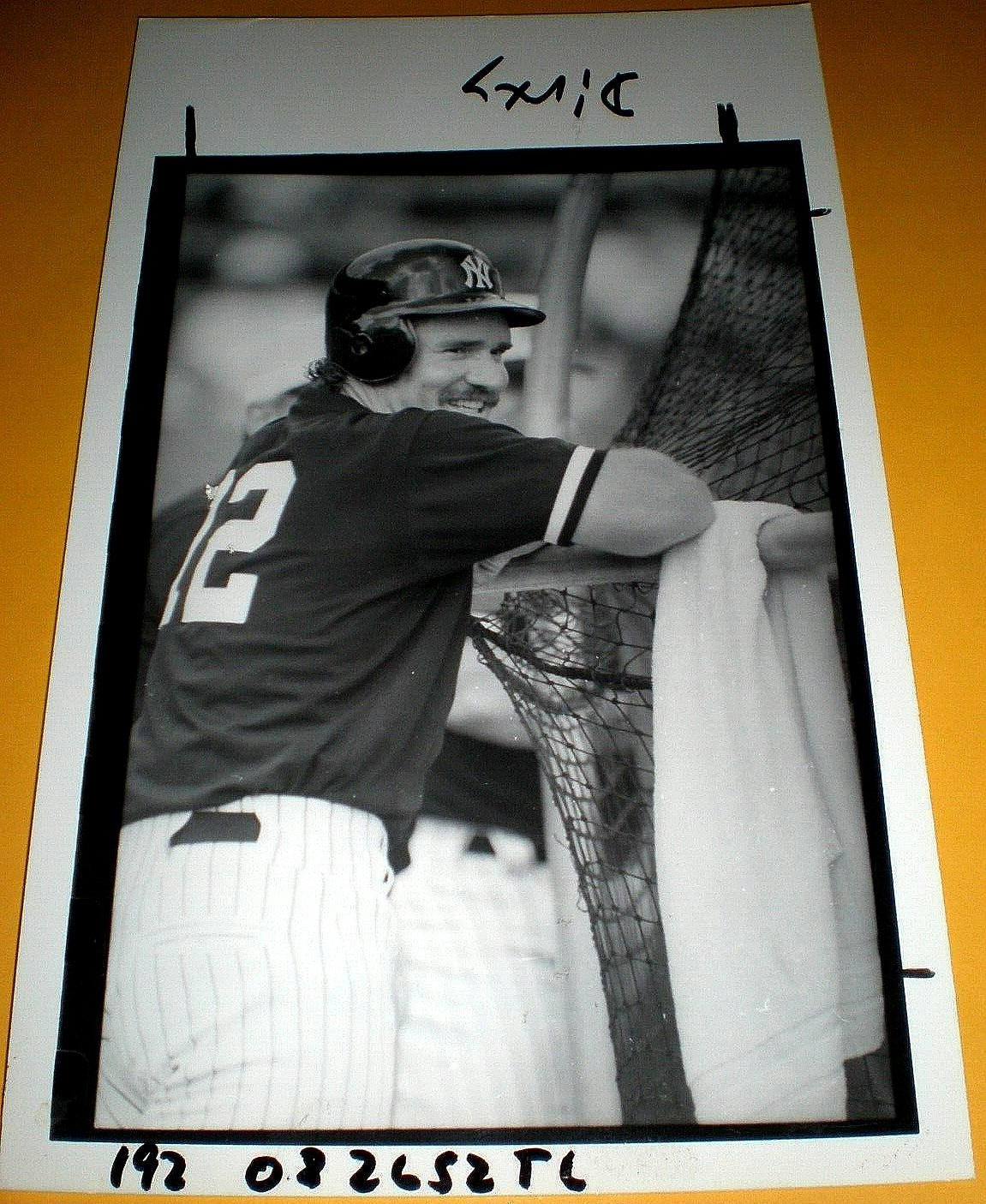 WADE BOGGS 1993 ORIGINAL PRESS PHOTO (ONLY ONE) NEW YORK YANKEES RED SOX