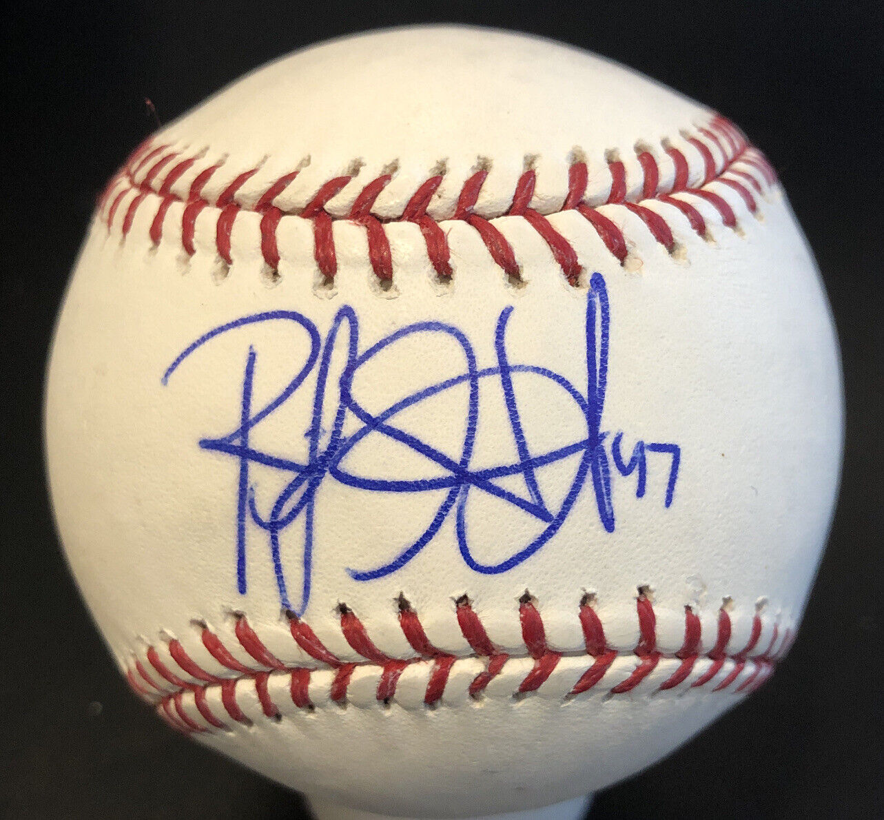Ryan Hannigan Signed Autographed Rawlings OMLB Baseball