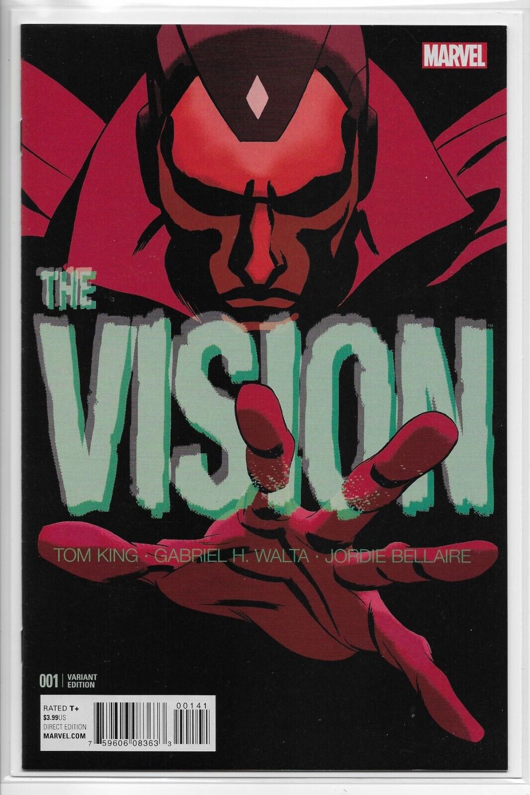 THE VISION #1 (2015) 1:20 MARCOS MARTIN VARIANT 1ST APP OF VISION\'S FAMILY