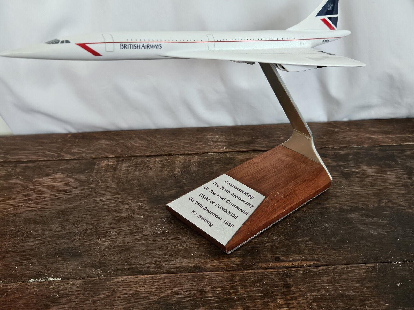 RARE 1992 Exec Display Models Sheraton Hotel Heathrow Concorde 10th Anniversary 