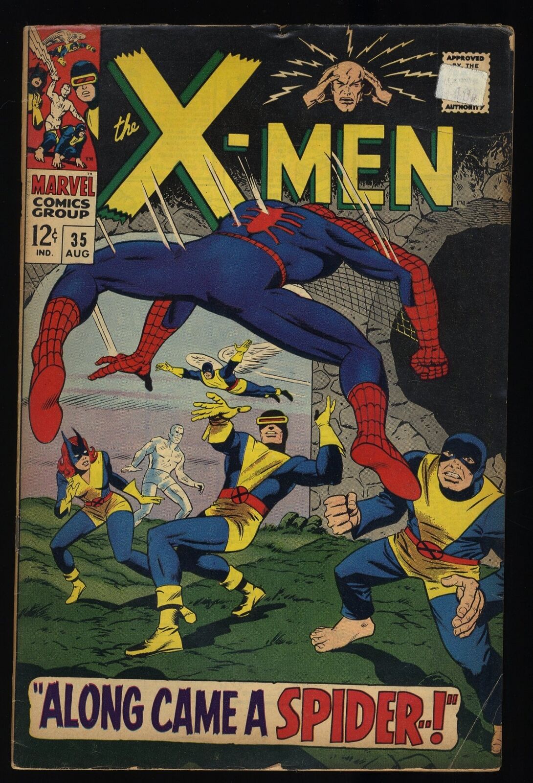 X-Men #35 VG+ 4.5 Spider-Man 1st Appearance of Changeling Marvel 1967