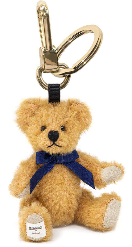 Merrythought Oxford Teddy Bear Keyring - mohair, jointed, collectable