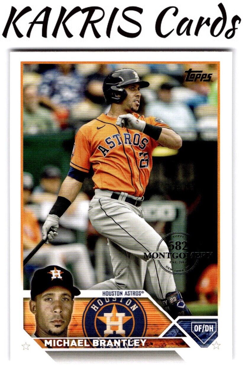 2023 Topps: 582 Montgomery Club Foil Stamped #628 Michael Brantley