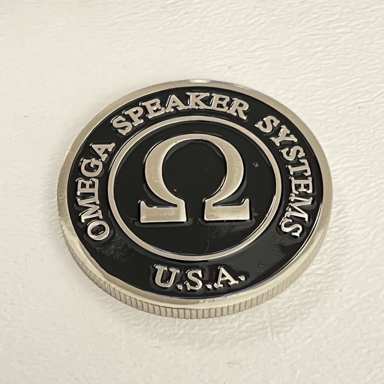 Omega Speaker Systems Challenge Coin