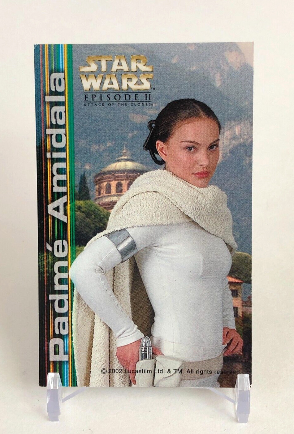 Padme Amidala Princess Leia Star Wars card Seven-Eleven 2002 Lucasfilm Japanese