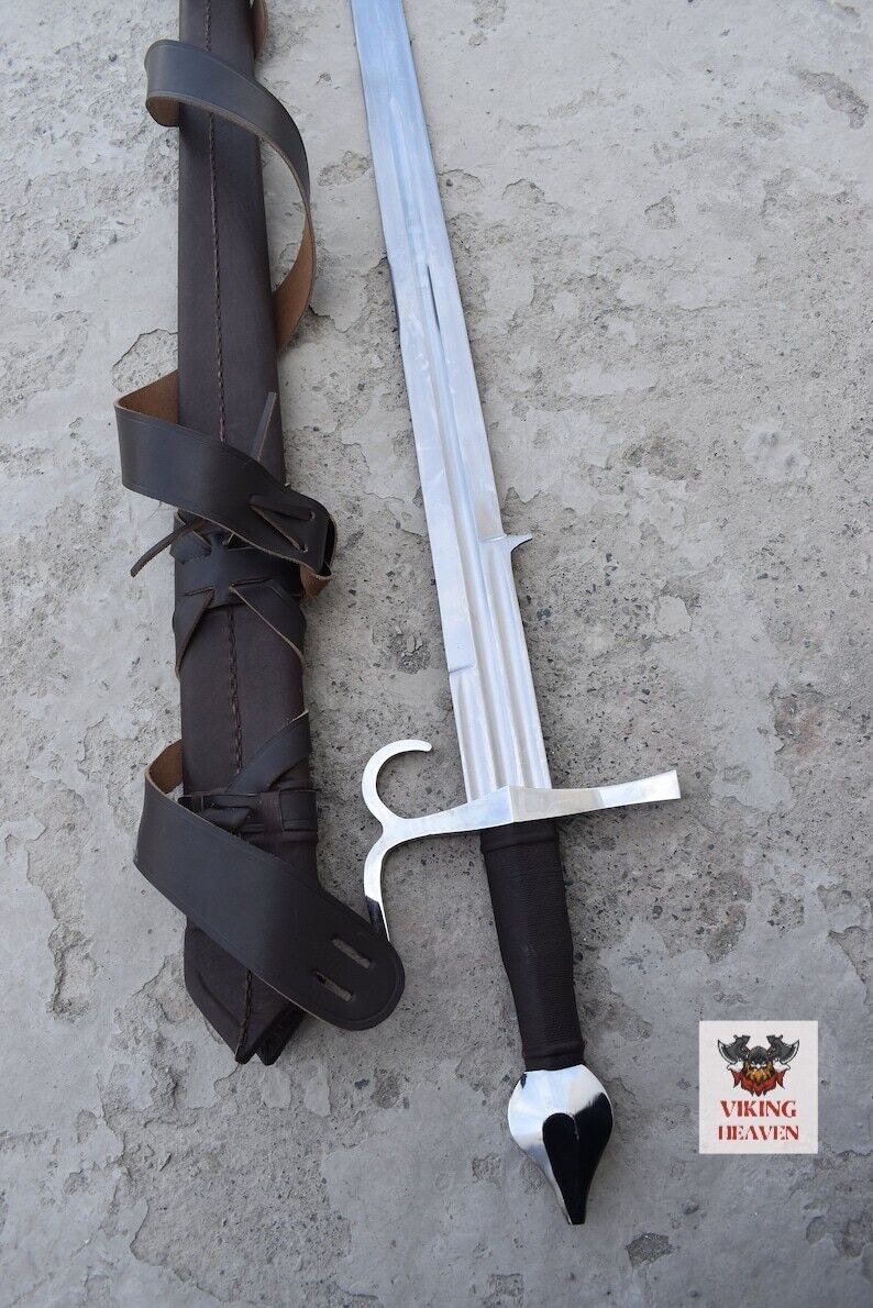 The Doge Sword Hand Forged Full Tang tempered Sword With Scabbard