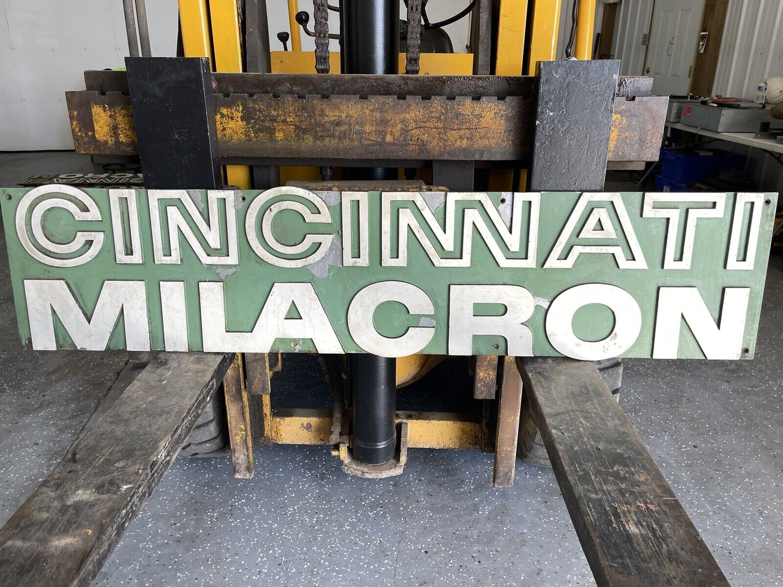 Cincinnati Milacron Sign
