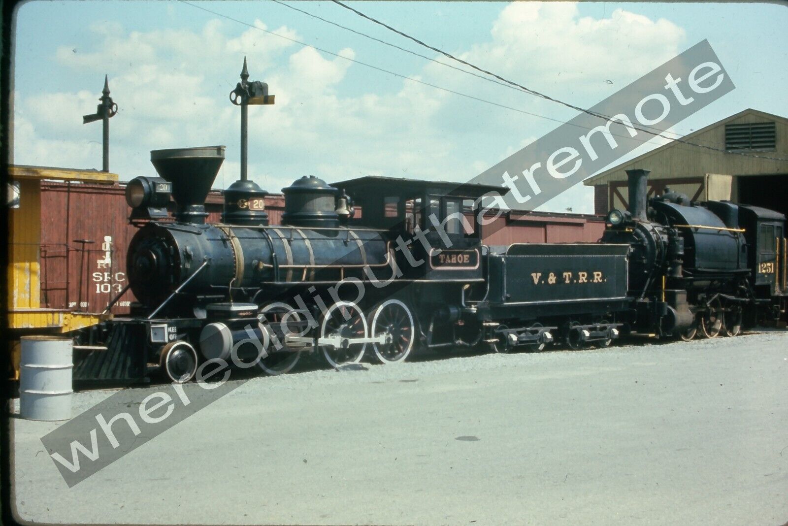 Original Slide Railroad Museum of Pennsylvania Strasburg PA 8-68 #90