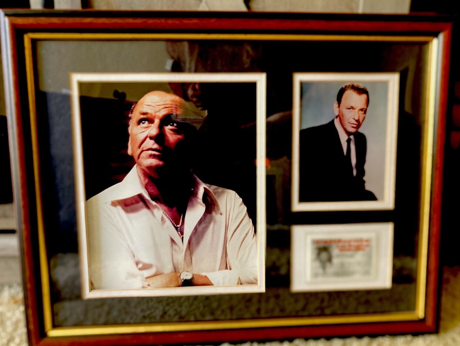 Frank Sinatra Memorabilia -One Of A Kind-