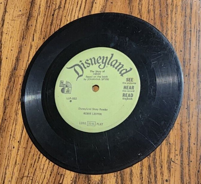 Vintage Disney 33.3 Record - Heidi
