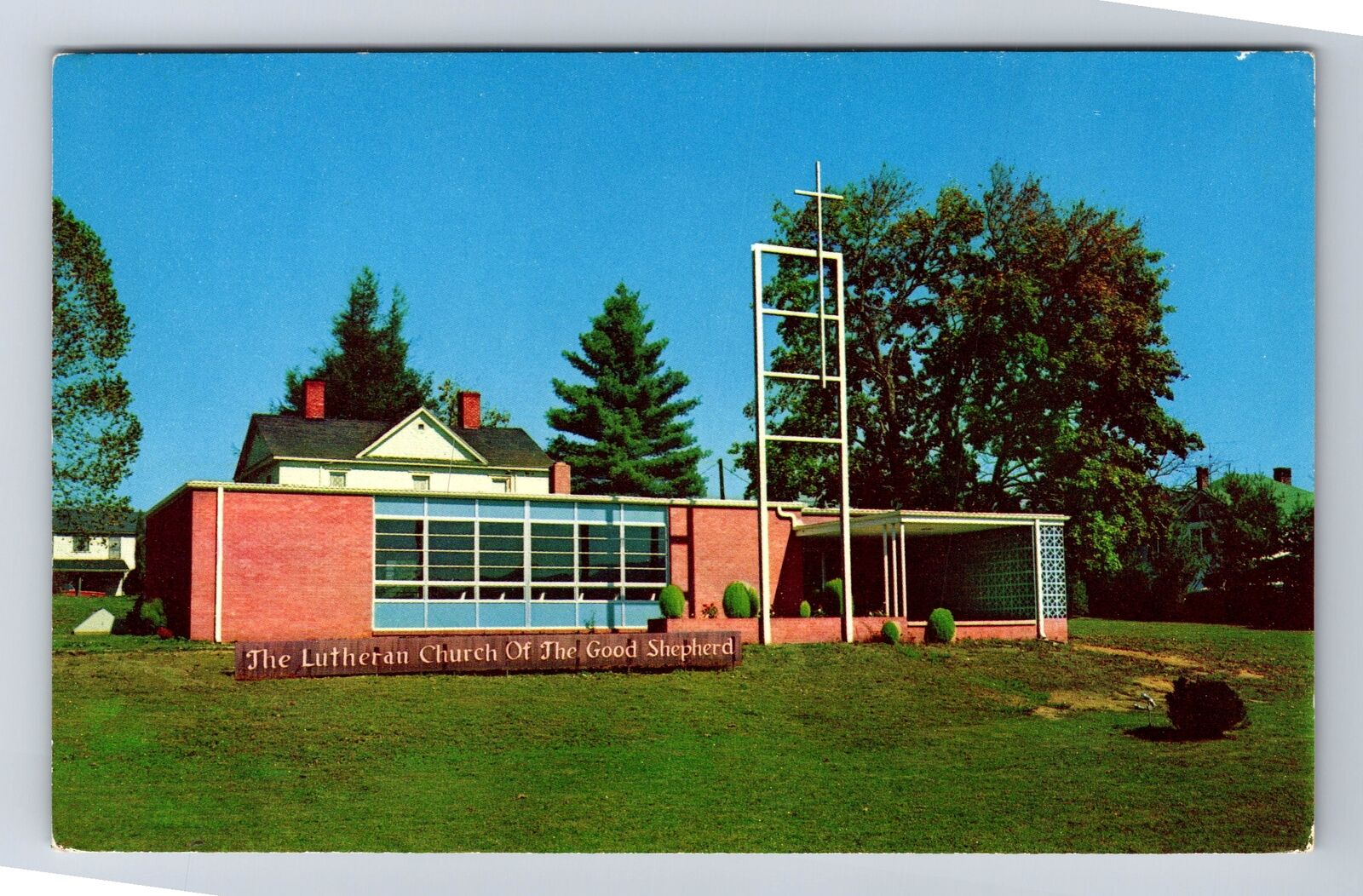 Brevard NC- North Carolina, The Lutheran Church, Religion, Vintage Postcard