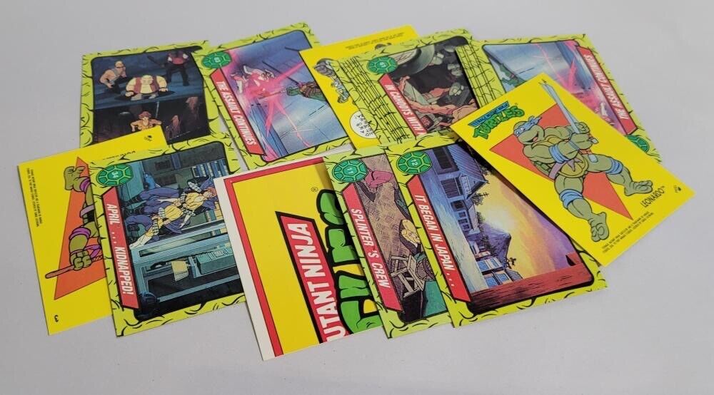1989 Teenage Mutant Ninja Turtles Trading Card LOT of 24
