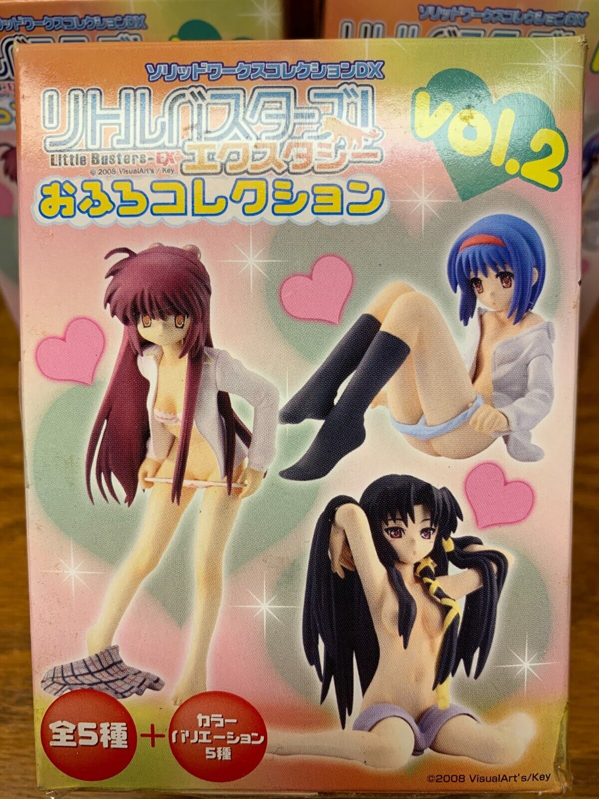 Little Busters EX Ecstasy Vol. 2 Visual Art\'s Bandai 2008 Set of 5 figures Rare