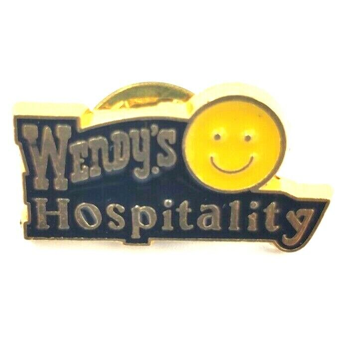 Wendy\'s Lapel Pin - Wendy\'s Hospitality - Smiley Face