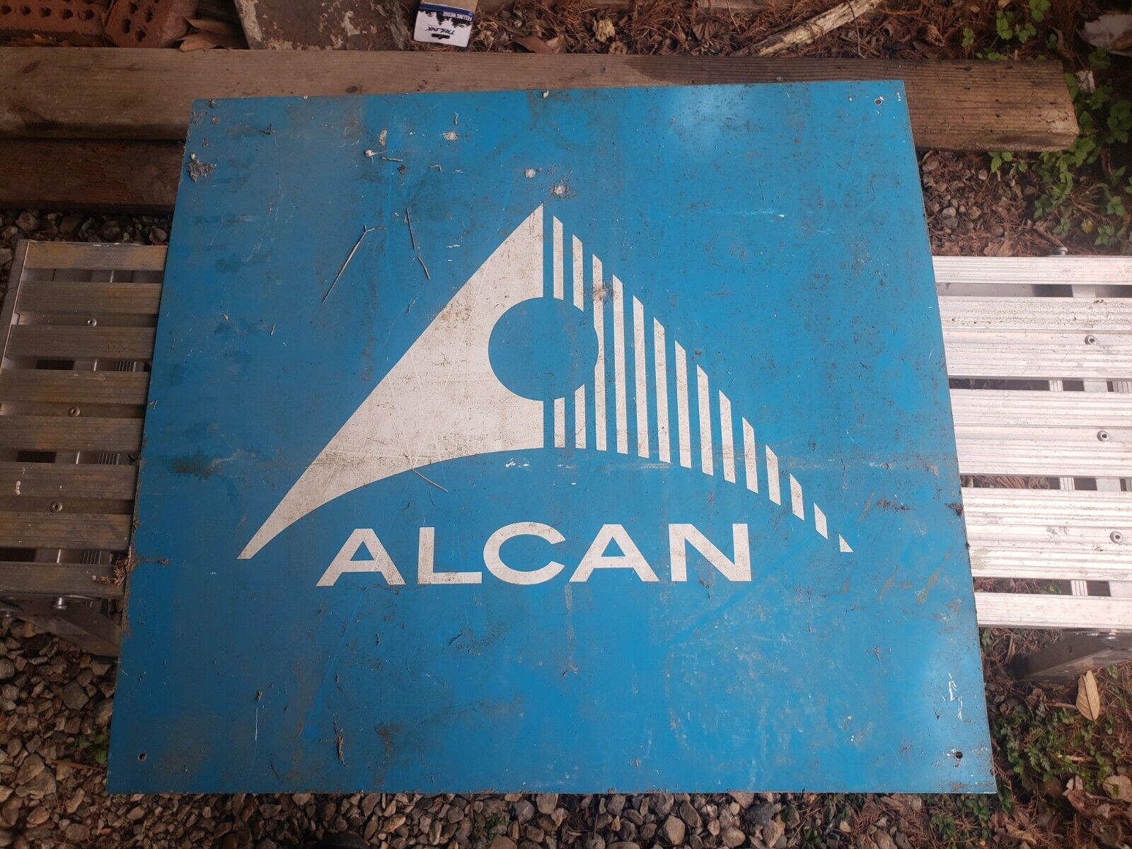  VINTAGE Alcan Aluminum  METAL SIGN   26\
