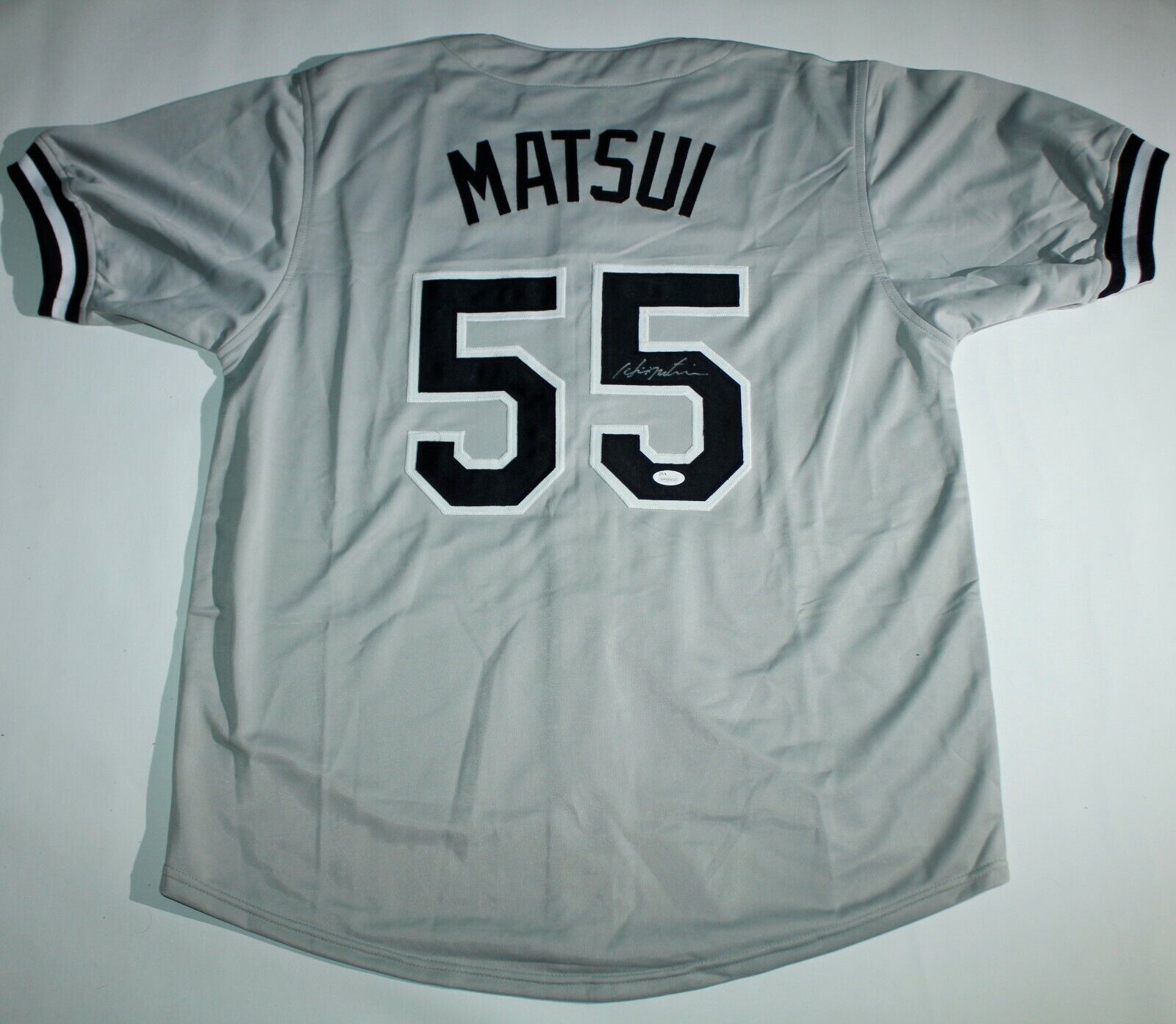 Hideki Matsui New York Yankees #55 Autographed MLB Baseball Jersey JSA COA