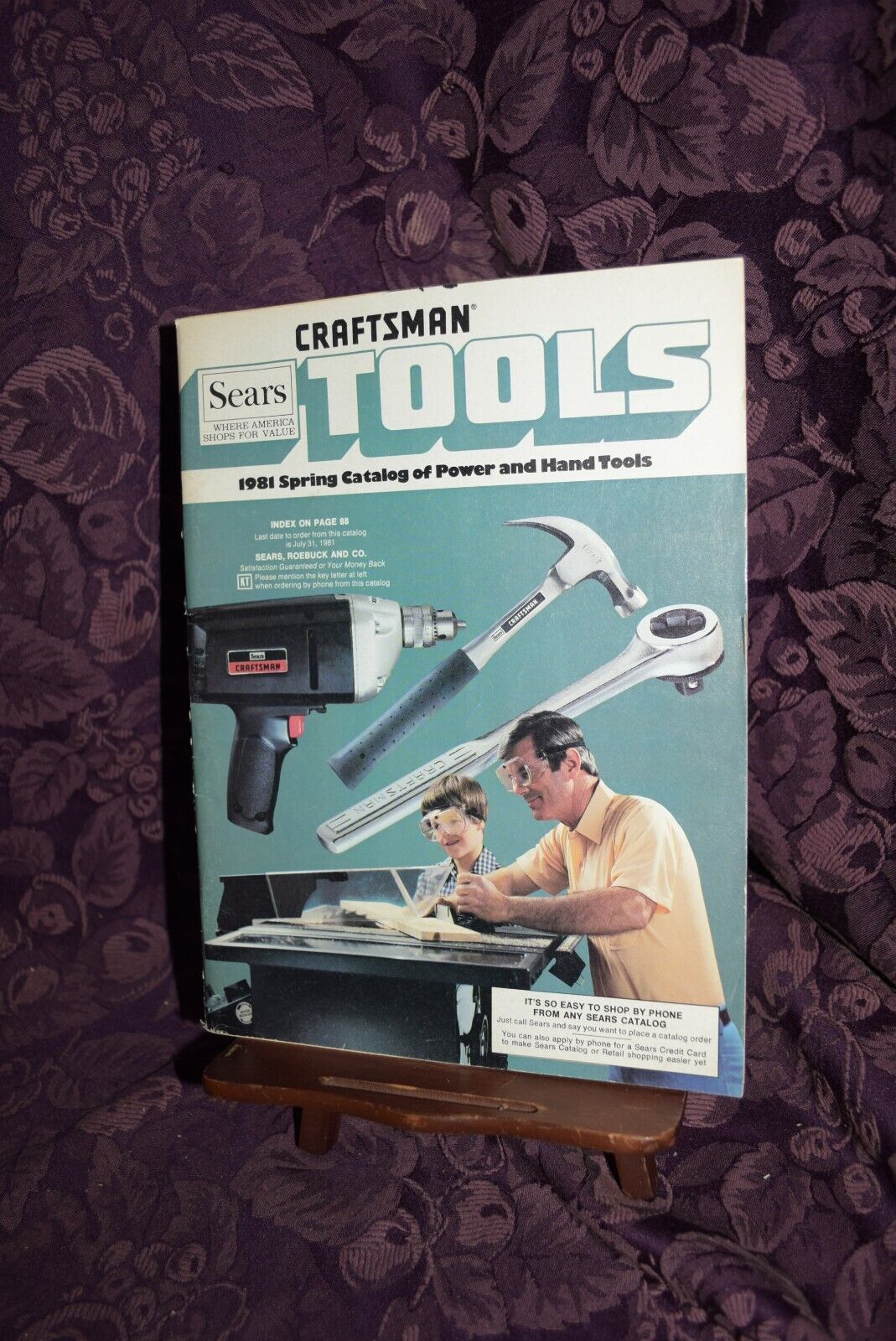 Sears Craftsman Power and Hand Tools catalog Spring 1981  B & W & Color