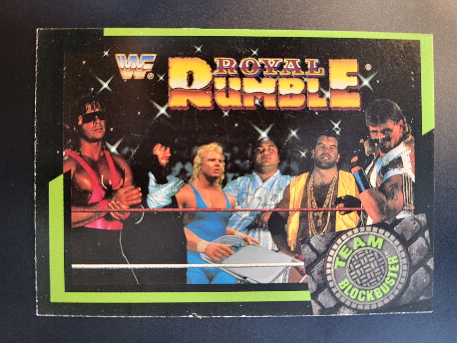 1993 Team Blockbuster Video Gaming Card #46 WWF Royal Rumble Wrestling