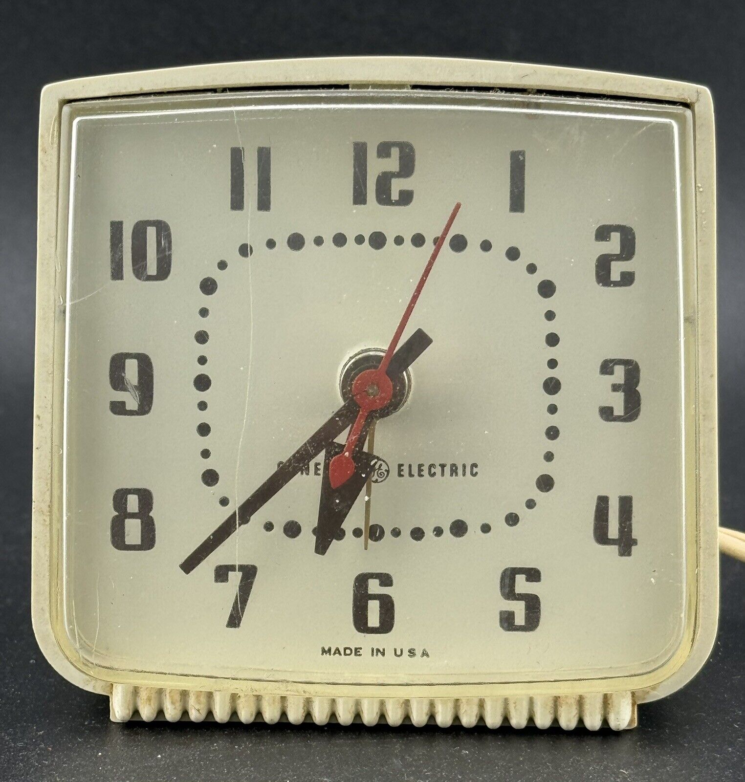 Vintage GE Electric Corded Alarm Clock Tested Working Vintage USA Made