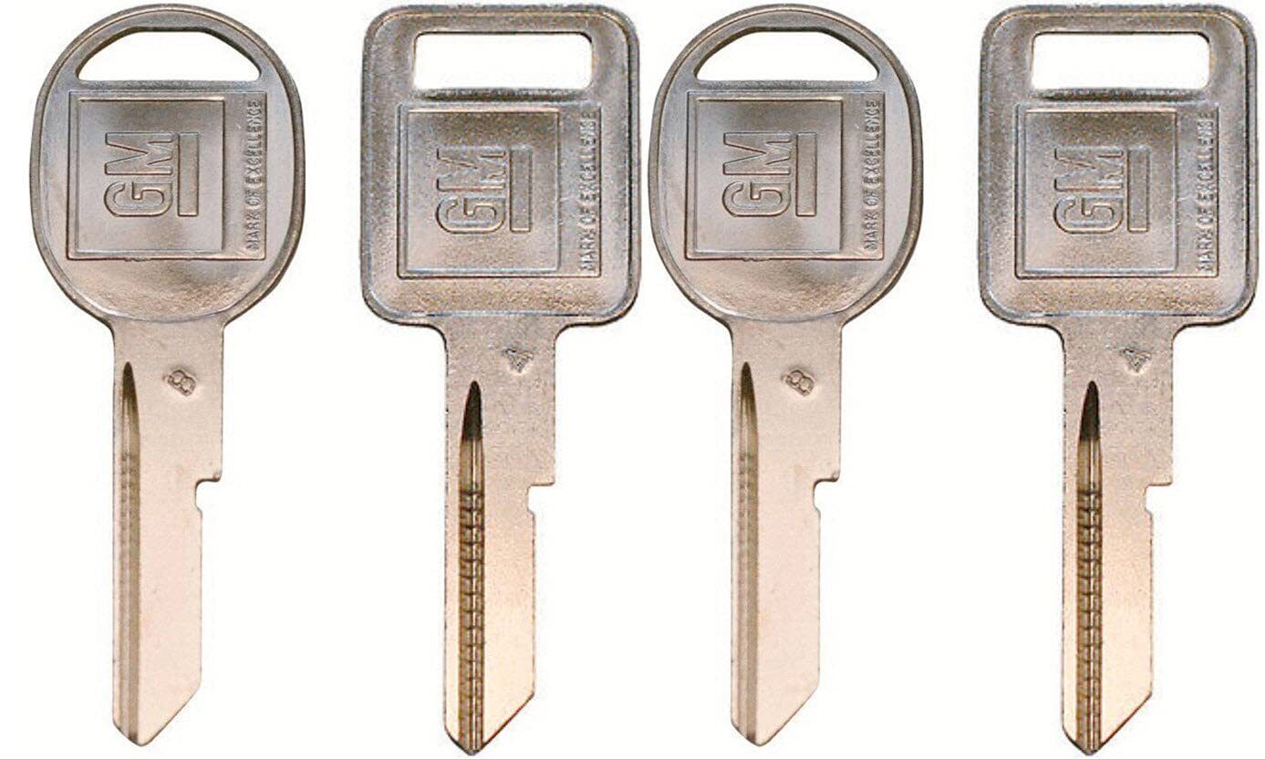 4 Keys Set - New GM Logo OEM\