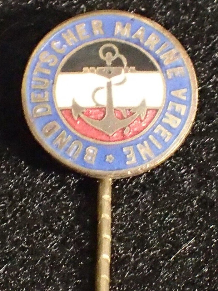 1920\'s German Weimar \'Deutscher Marine Vereine Bund\' Lapel Stick Pin, Navy Clubs