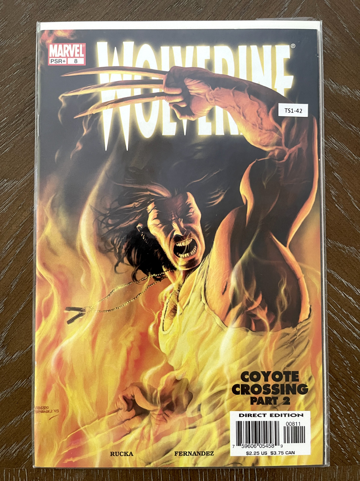 WOLVERINE #8 MARVEL COMIC BOOK HIGH GRADE TS1-42