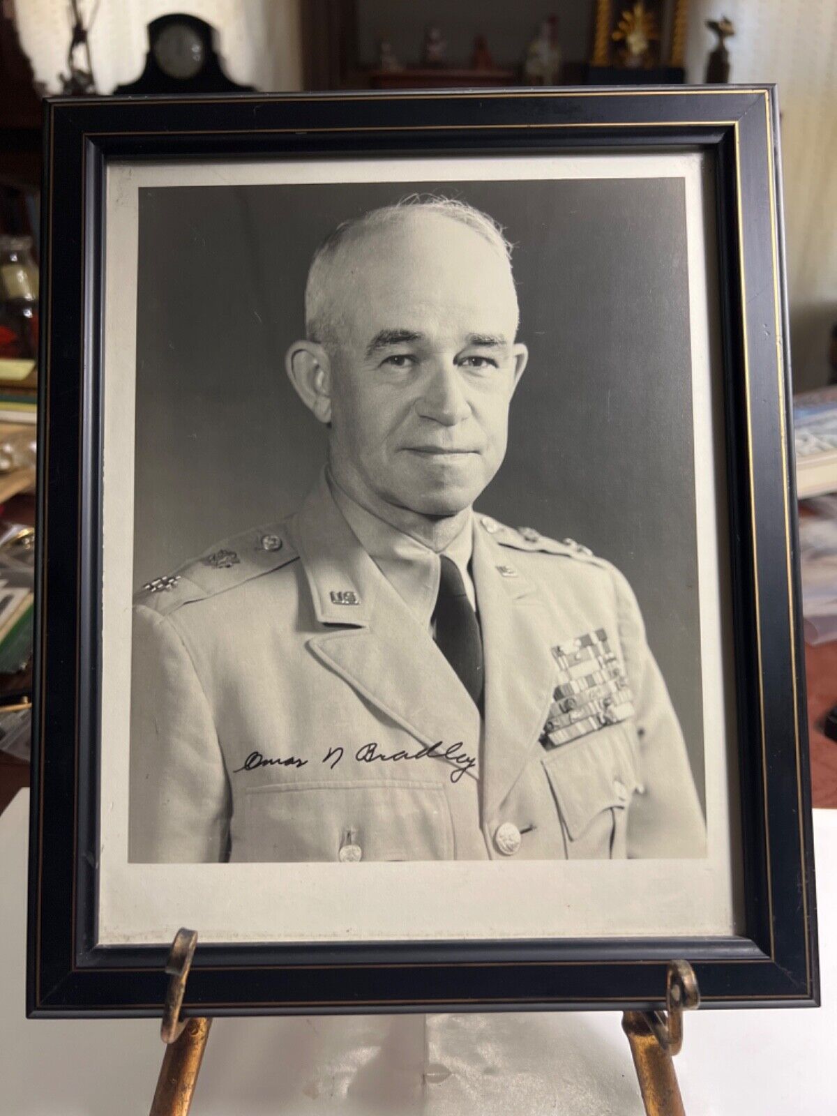 US General Omar Bradley Autograph Signed 8X10 Photo Picture WWII World War 2 