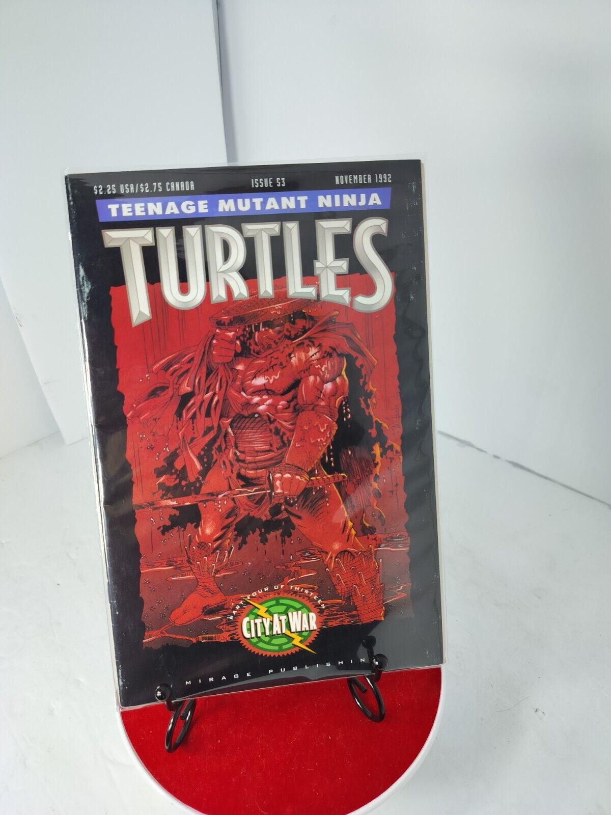 Teenage Mutant Ninja Turtles #53 (1992) Eastman and Laird 1st appearance Karai 