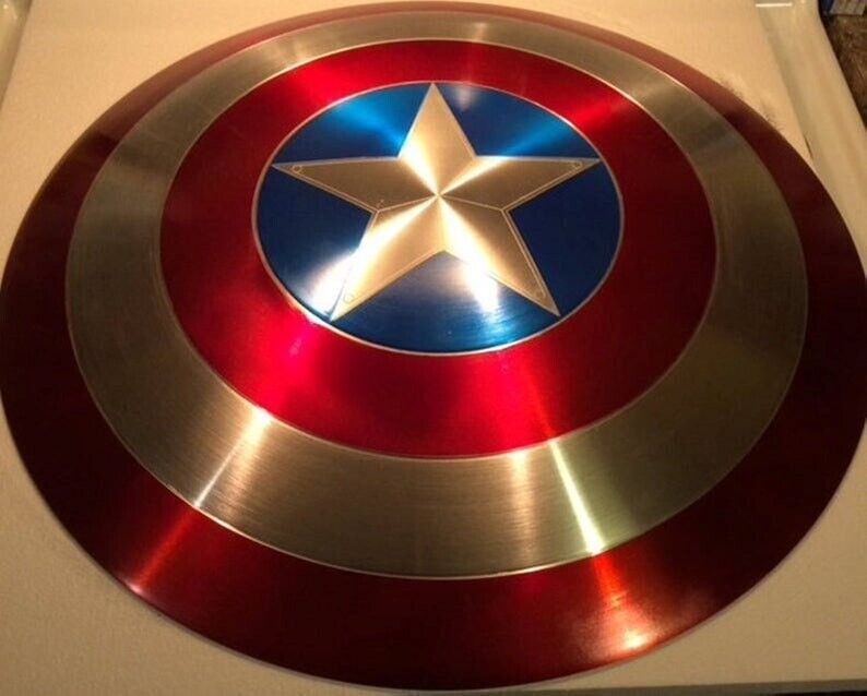 75th anniversary Captain America Shield Metal Prop Replica - Screen Accurate