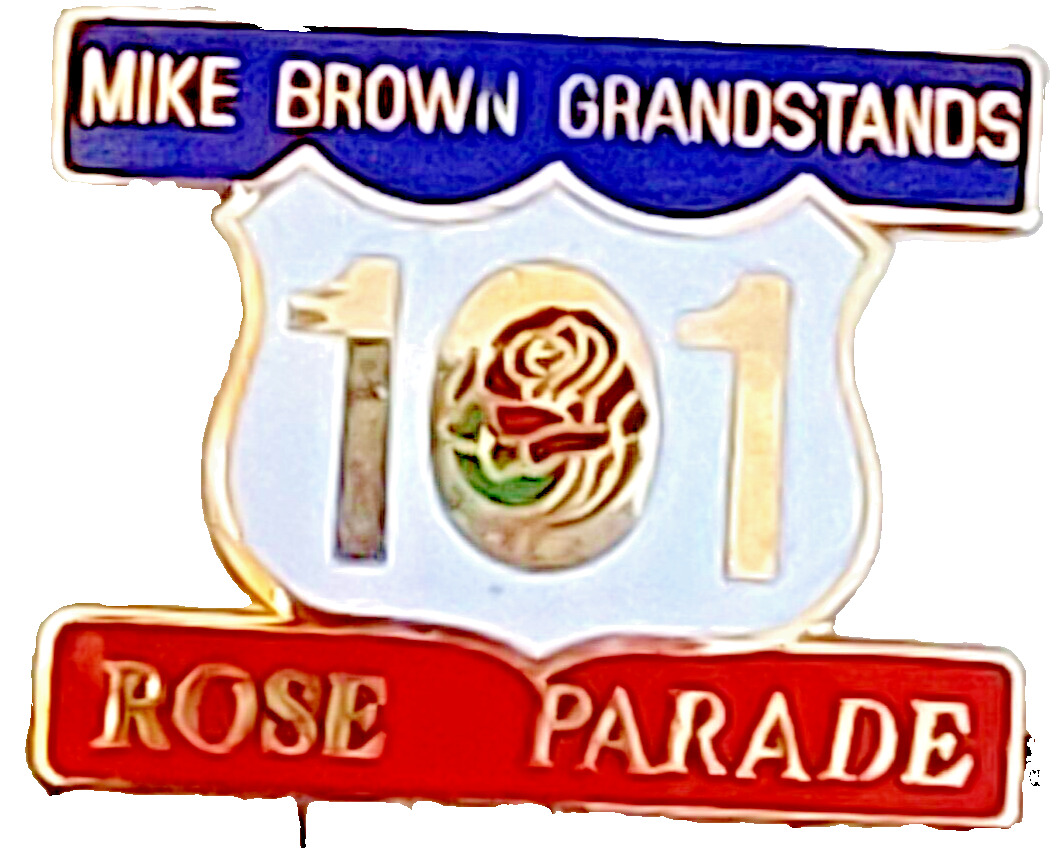 Rose Parade 1990 Mark Brown Grandstands 101th Tournament of Roses Lapel Pin