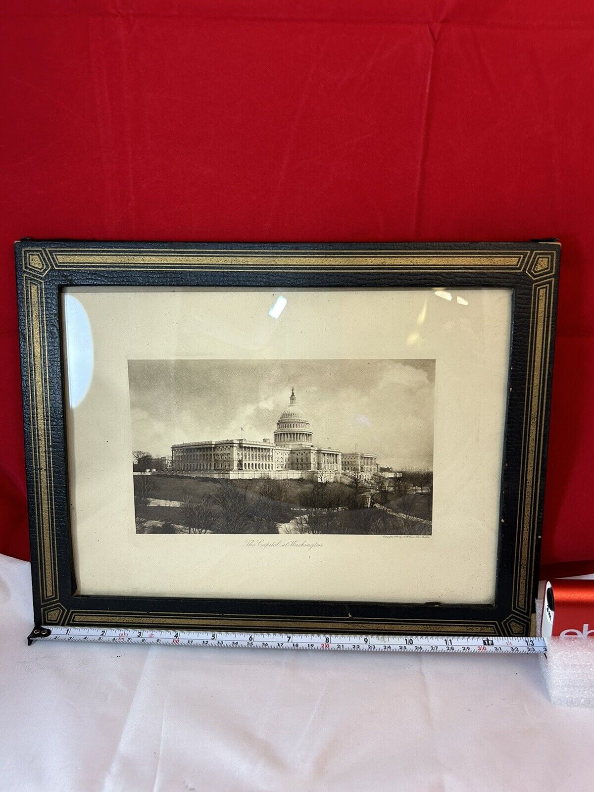 Antique A.W. Elson Co Boston Photogravures United States Capital 1908