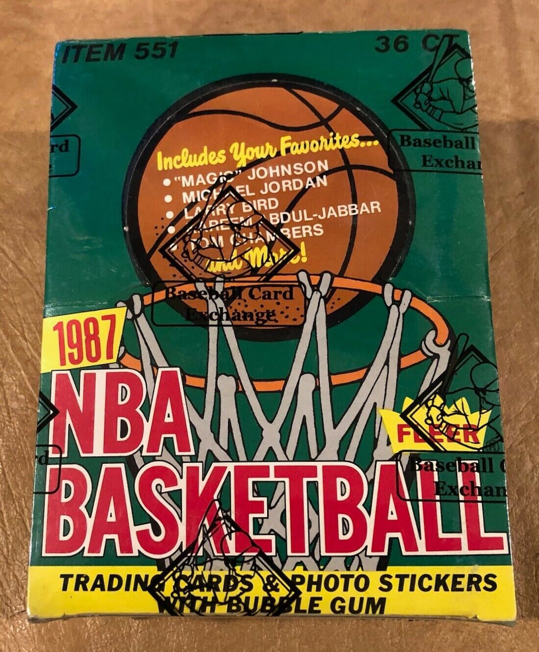 1987 FLEER NBA BASKETBALL WAX BOX: BBCE WRAPPED Sealed Invest New low low price