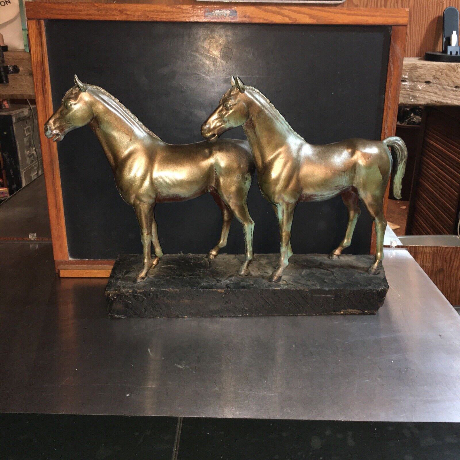 Louis Marx & Co. Horses Art Piece