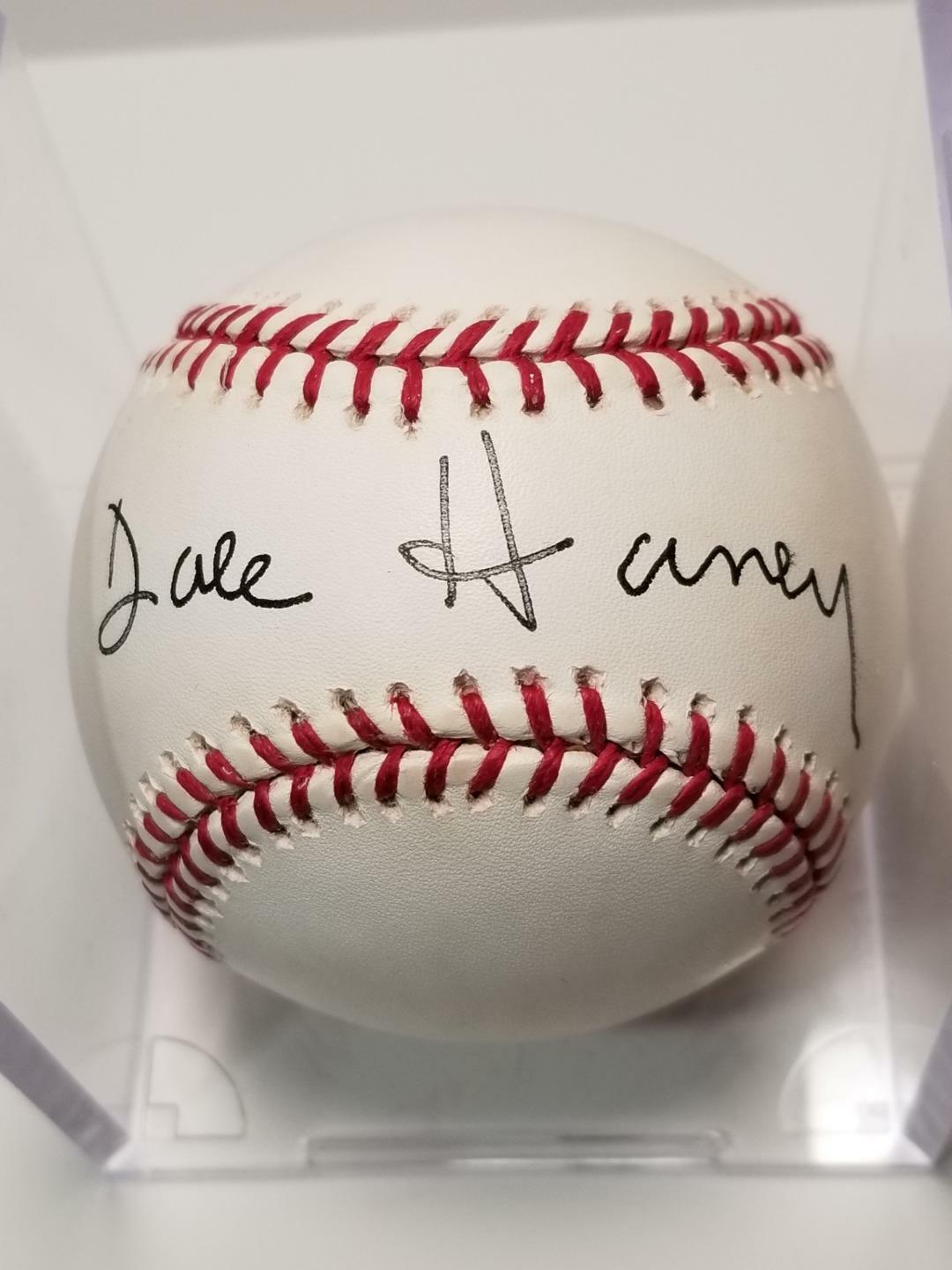 Dale Haney White House Signed Vintage Bobby Brown OMLB Baseball JSA COA