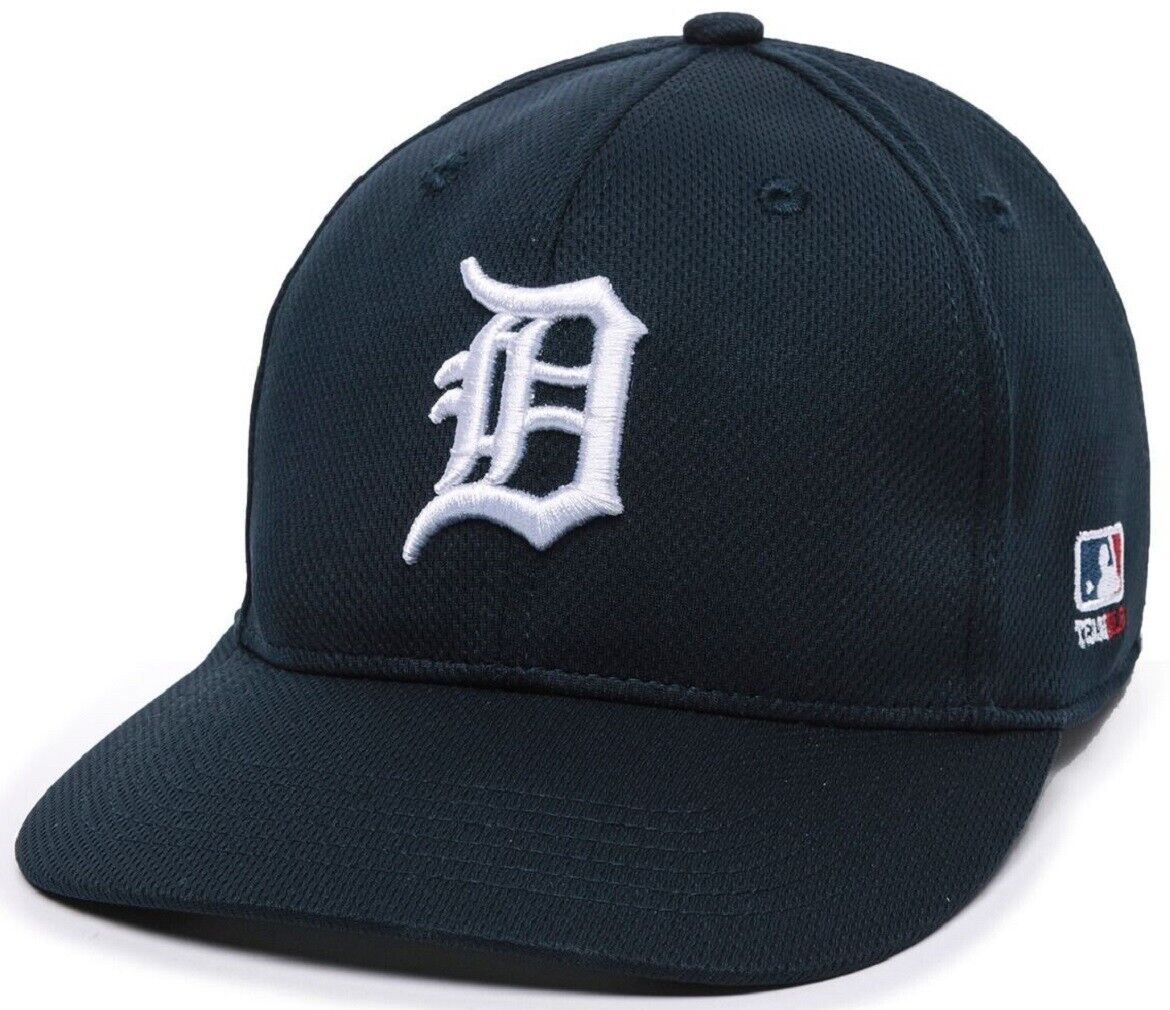 Detroit Tigers MLB OC Sports Q3 Wicking Navy Blue Hat Cap Adult Men\'s Adjustable