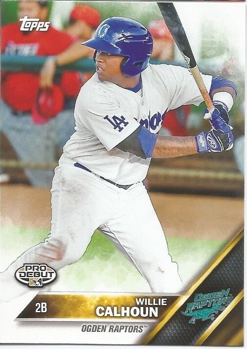 Willie Calhoun 2016 Topps Pro Debut RC rookie card 192