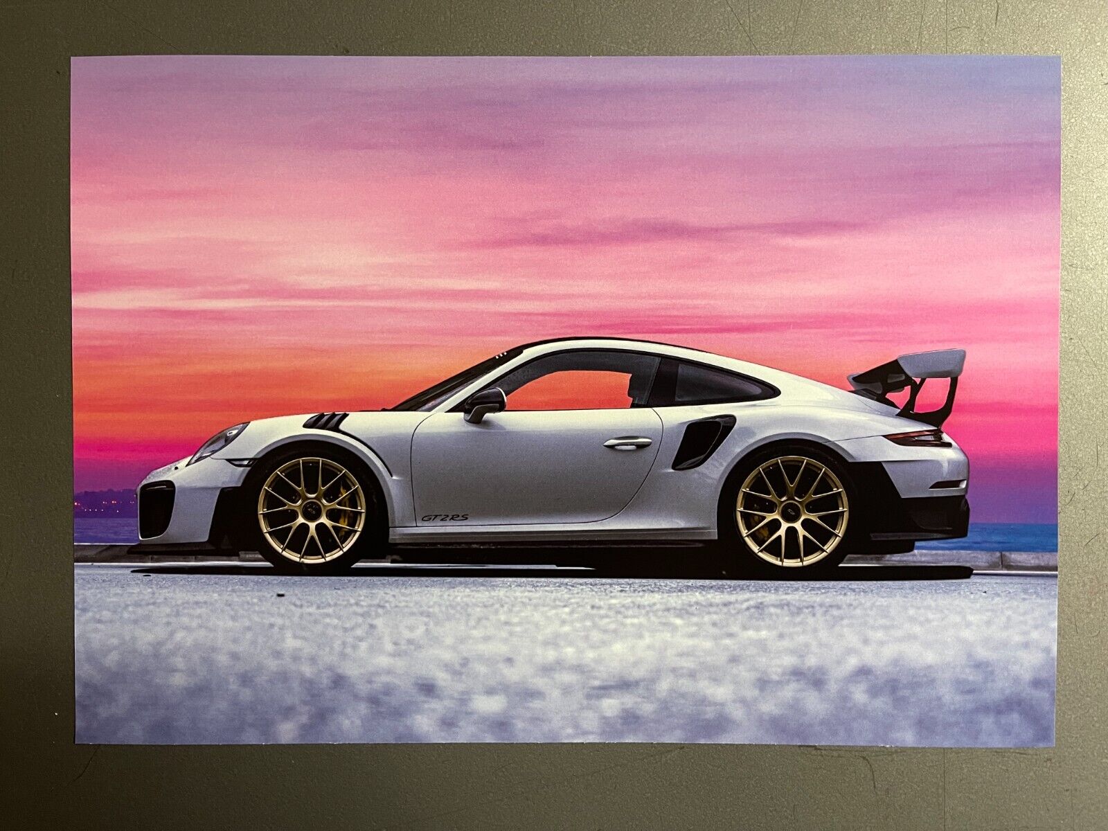 Porsche 911 GT2 RS Coupe Picture, Print, Poster RARE Frameable Aweosme L@@K