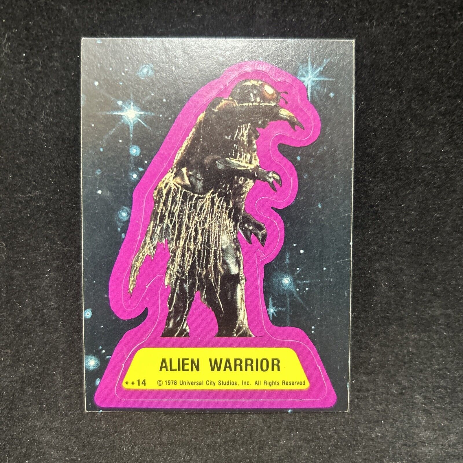 1978 Topps Battlestar Galactica Sticker Card