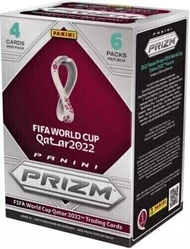 2022 Qatar Panini Prizm World Cup Soccer Blaster Box - 24 Cards Per Box