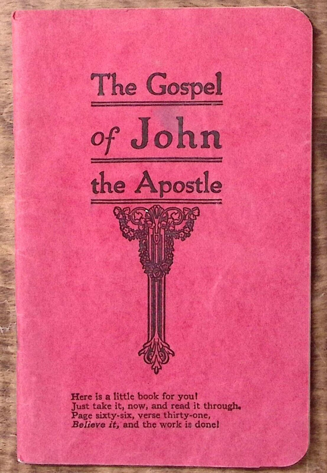 1950 THE GOSPEL OF JOHN THE APOSTLE MOODY INSTITUTE BIBLE STUDY BOOKLET Z5336