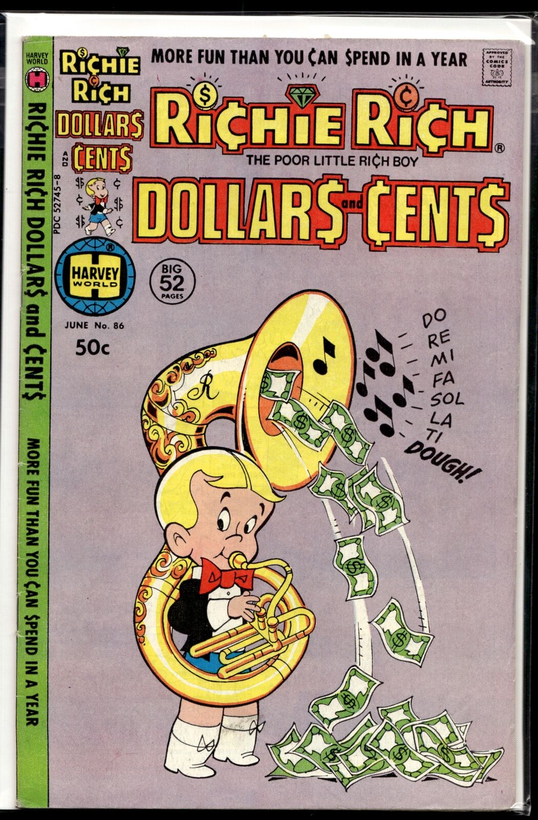 1978 Richie Rich Dollars and Cents #86 Harvey Comics Comic