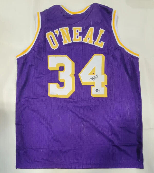 Shaquille O'Neal signed jersey. Beckett Authenticated