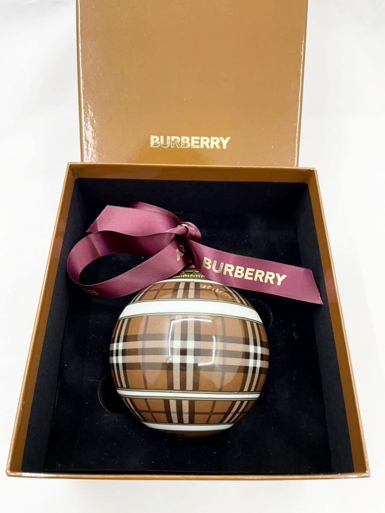 Burberry Halycon Days Authentic Christmas Bauble 2022 Bone China Limited Item 