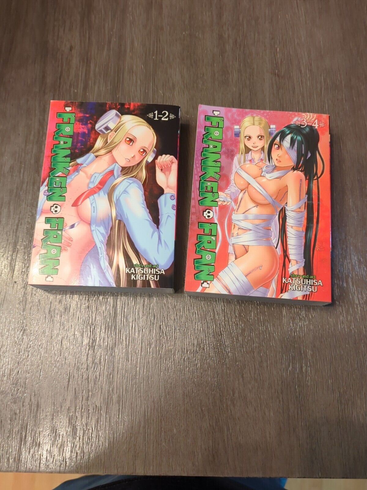 Franken Fran Omnibus English Manga Volumes 1-2 & 3-4 Set (2016, Rare OOP) 1st