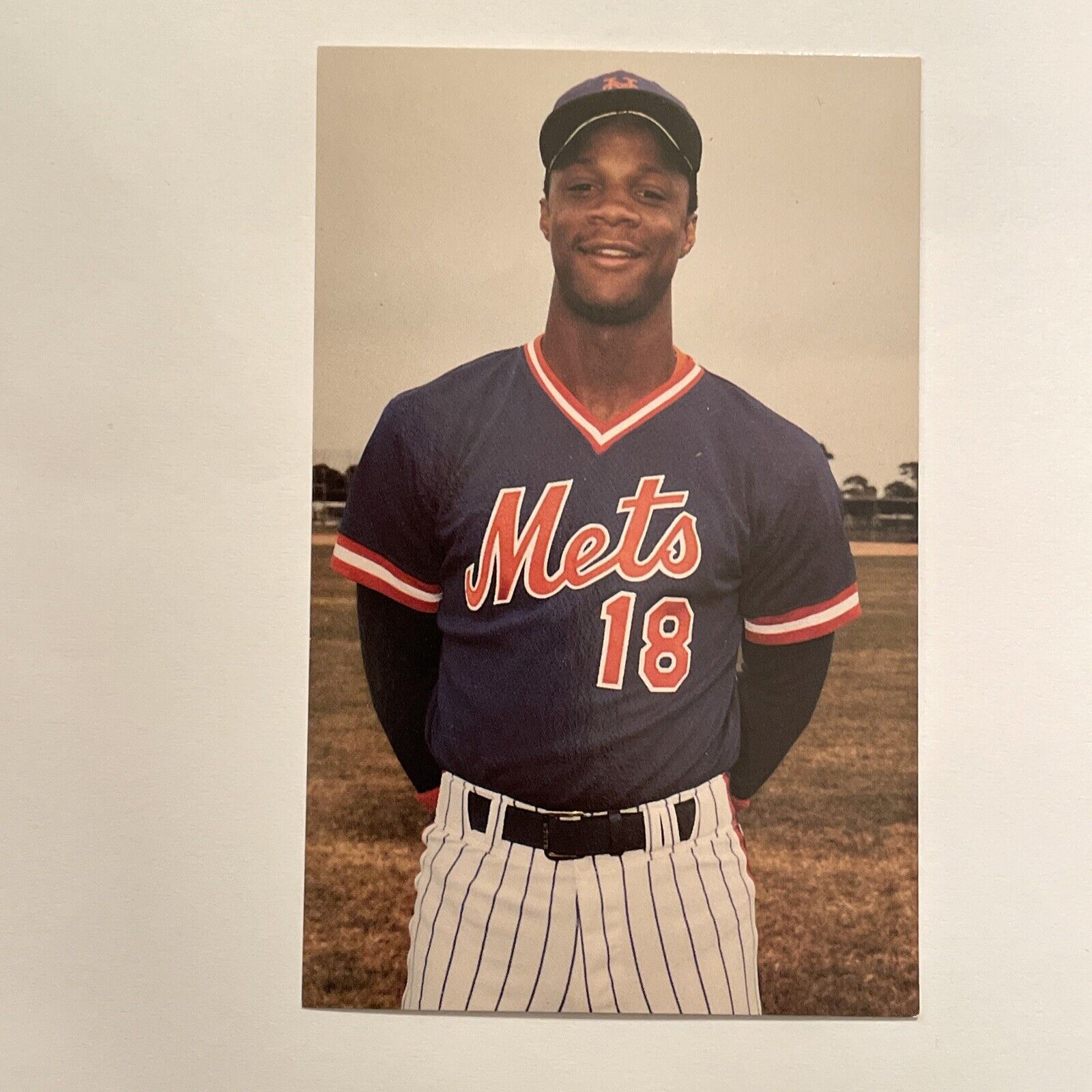 1986 Darryl Strawberry NY Mets New York Mets TCMA Postcard Post Card 