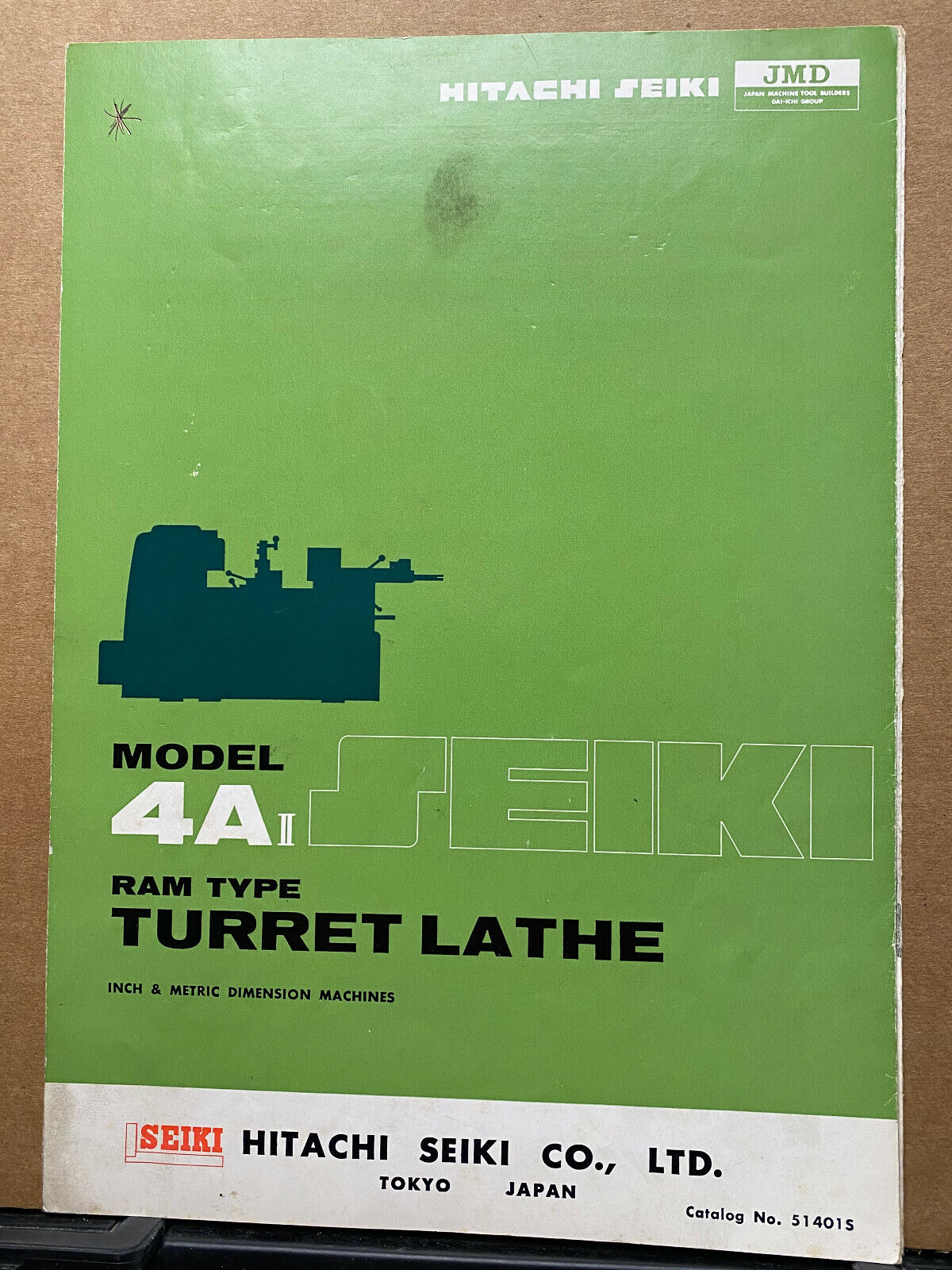 Hitachi Seiki Co Catalog ~ 4AII Turret Lathe Machine Tool Brochure