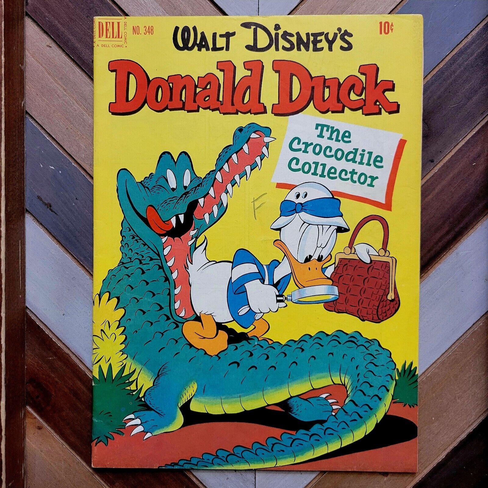 FOUR COLOR #348 VG/FN (Dell 1951) DONALD DUCK Crocodile Collector CARK BARKS Art