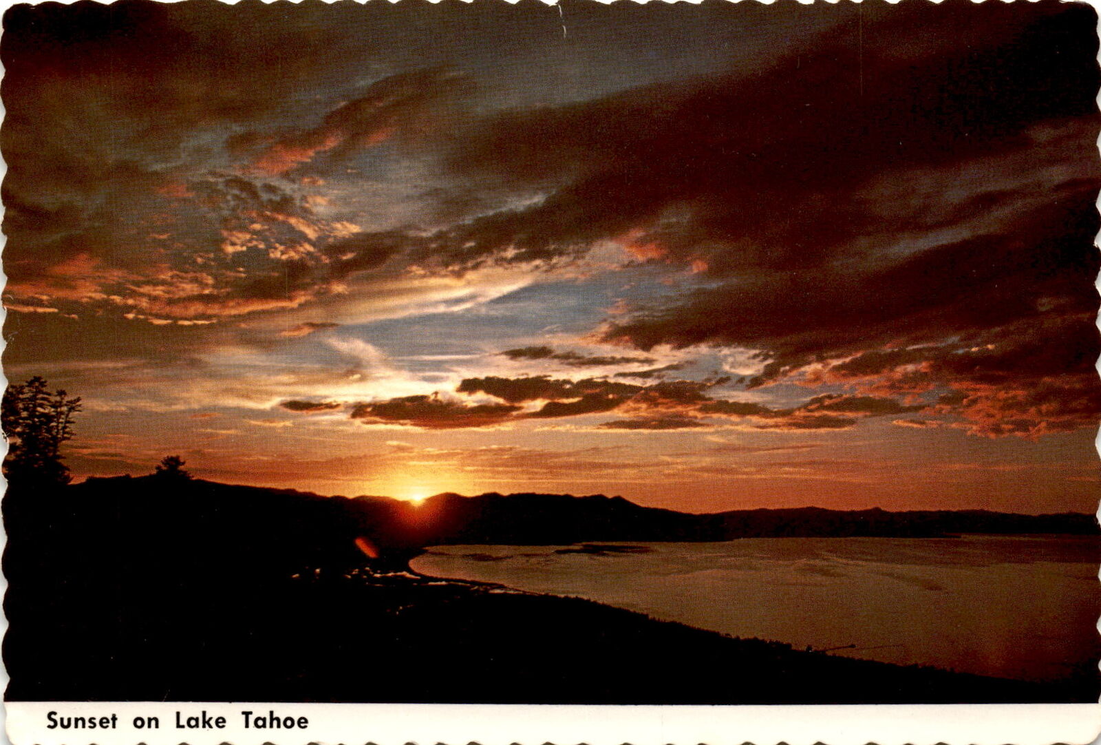 Lake Tahoe, Las Vegas, Reno, Edward, Bradley Dicks, Dexter Press, West Postcard