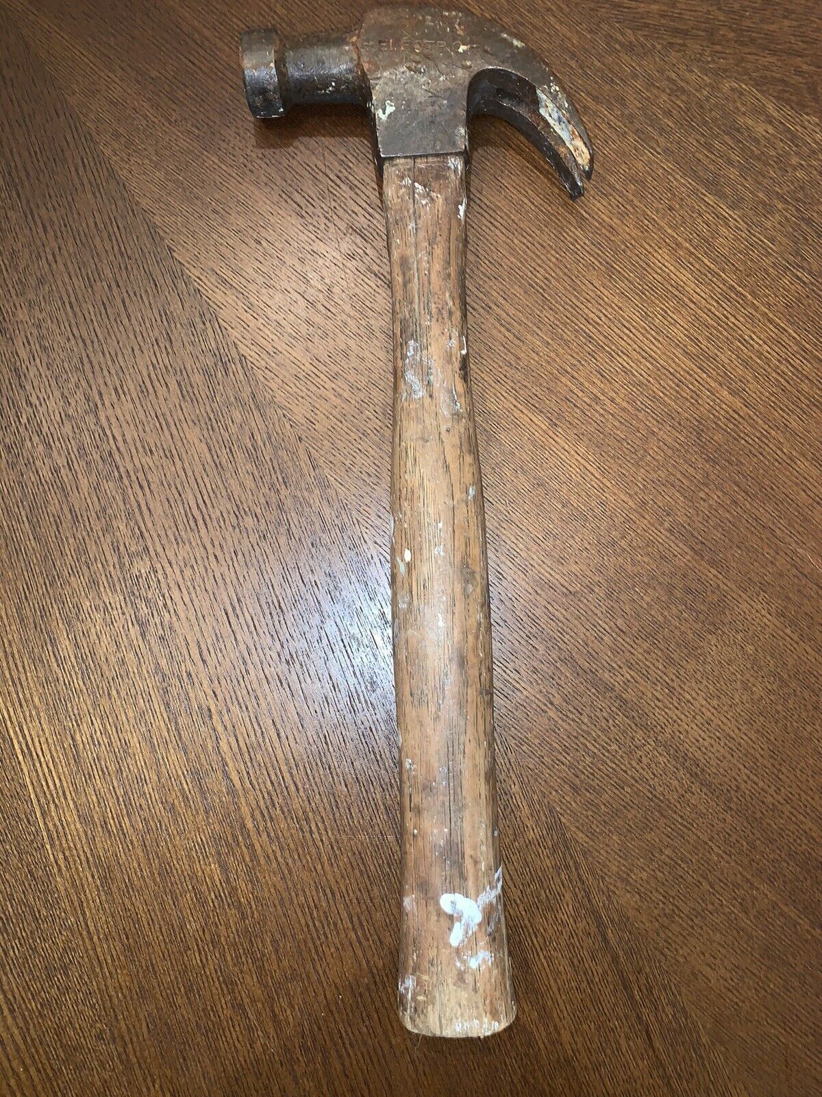 RARE Antique Tools Claw Peen Hammer Vintage Stamped “ Electric” Carpentry