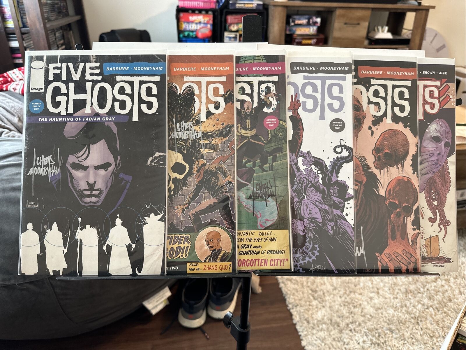 Five Ghosts #1-12 (2013) #1-5 Signed by Mooneyham (artist).